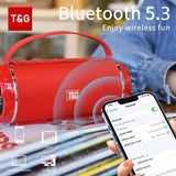 Bluetooth-Lautsprecher tg116c tws drahtlose leistungs starke Box tragbare Außen lautsprecher wasserdichter Subwoofer 3D-Stereo-Sound Freis prec heinrich tung