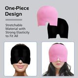 Migraine Relief Hat headache hat Gel Hot Cold Therapy Ice Cap For Relieve Pain Ice Hat Eye Mask Stress Pressure Pain Relief