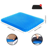 Breathable Honeycomb Gel Seat Cushion for Home Office Car Summer Comfort Tailbone Pain Relief