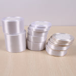 01,free shipping Wholesale 25 Yards White Silk Satin Ribbon , Wedding decorative ribbons, gift wrap, DIY handmade materials
