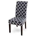 1/2/4/6PCS Spandex Chair Covers Printed Stretch Elastic Universal Chair Cover Slipcovers For Dining Room Wedding Banquet Hotel