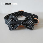 1.5M Nylon dog leash adjustable buckles free engrave bow tie dog collar for small big dog labrador pet puppy collar leash straps