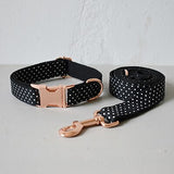 1.5M Nylon dog leash adjustable buckles free engrave bow tie dog collar for small big dog labrador pet puppy collar leash straps