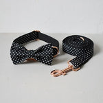 1.5M Nylon dog leash adjustable buckles free engrave bow tie dog collar for small big dog labrador pet puppy collar leash straps