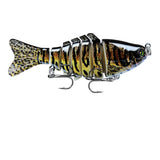 dasd  1 PCS Proberos Fishing Wobblers Swim Bait Fishing Bait 6-7 Sections Fishing Lure 10cm/15.5g 6# Good Quality Hook Fishing Tackle