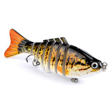 dasd  1 PCS Proberos Fishing Wobblers Swim Bait Fishing Bait 6-7 Sections Fishing Lure 10cm/15.5g 6# Good Quality Hook Fishing Tackle
