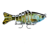 dasd  1 PCS Proberos Fishing Wobblers Swim Bait Fishing Bait 6-7 Sections Fishing Lure 10cm/15.5g 6# Good Quality Hook Fishing Tackle