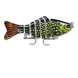 dasd  1 PCS Proberos Fishing Wobblers Swim Bait Fishing Bait 6-7 Sections Fishing Lure 10cm/15.5g 6# Good Quality Hook Fishing Tackle