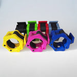 1 Pair Spinlock Collars Barbell Collar Lock Dumbell Clips Clamp Weight lifting Bar Gym Dumbbell Fitness Body Building