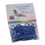 100Pcs pigeons Identification Race Birds Metal Foot Ring 8mm Pigeons Carry Tools Quail Parrot Ring Bird Feeding Pigeons Tools