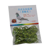 100Pcs pigeons Identification Race Birds Metal Foot Ring 8mm Pigeons Carry Tools Quail Parrot Ring Bird Feeding Pigeons Tools