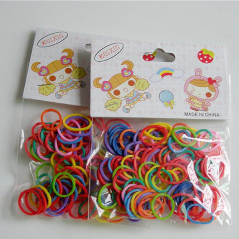 100pcs/Bag Newest Colorful Pet Dog Colorful Pet  Supplies Dogs Grooming Rubber Band Pet Hair Product Hair Accessories