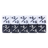 10Pcs Dice Counters 5 Positive +1/+1 & 5 Negative -1/-1 For Magic The Gathering Table Game Funny Dices High Quality