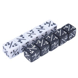 10Pcs Dice Counters 5 Positive +1/+1 & 5 Negative -1/-1 For Magic The Gathering Table Game Funny Dices High Quality