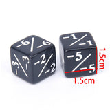 10Pcs Dice Counters 5 Positive +1/+1 & 5 Negative -1/-1 For Magic The Gathering Table Game Funny Dices High Quality