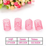 10Pcs Pet Wide Durable Heavy Gauge Plastic Colorful Springs Cat Toy Playing Toys for Kitten