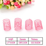 10Pcs Pet Wide Durable Heavy Gauge Plastic Colorful Springs Cat Toy Playing Toys for Kitten