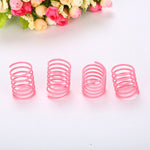 10Pcs Pet Wide Durable Heavy Gauge Plastic Colorful Springs Cat Toy Playing Toys for Kitten