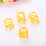 10Pcs Pet Wide Durable Heavy Gauge Plastic Colorful Springs Cat Toy Playing Toys for Kitten