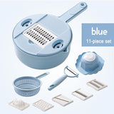 dasda  11 IN 1 Multi-function Easy Food Chopper Carrot Potato Grater Manual Onion Cutter Easy Food Chopper Slicers Kitchen Gadget