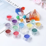 dasda  12 Colors Mica Powder Epoxy Resin Dye Pearl Pigment Natural Mica Mineral Handmade Soap Coloring Powder