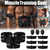 12PCS Set Abs Abdominal Muscle Stimulator Electric Massager Training Exerciser Toning Belt Waist Arm Leg  Body Fitness Trainer