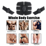 12PCS Set Abs Abdominal Muscle Stimulator Electric Massager Training Exerciser Toning Belt Waist Arm Leg  Body Fitness Trainer