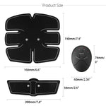 12PCS Set Abs Abdominal Muscle Stimulator Electric Massager Training Exerciser Toning Belt Waist Arm Leg  Body Fitness Trainer