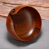 14-16CM Handmade Wood Yarn Bowl Knitting Storage Bowl Crochet Bowl Knitter Bowl Yarn Holder