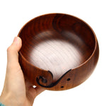 14-16CM Handmade Wood Yarn Bowl Knitting Storage Bowl Crochet Bowl Knitter Bowl Yarn Holder