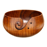 14-16CM Handmade Wood Yarn Bowl Knitting Storage Bowl Crochet Bowl Knitter Bowl Yarn Holder