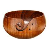 14-16CM Handmade Wood Yarn Bowl Knitting Storage Bowl Crochet Bowl Knitter Bowl Yarn Holder