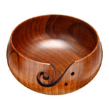 14-16CM Handmade Wood Yarn Bowl Knitting Storage Bowl Crochet Bowl Knitter Bowl Yarn Holder
