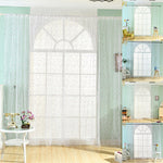 100cm x 200cm Lovely Daisy Flowers Offset Printing Rod Pocket Bedroom Curtain