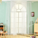 100cm x 200cm Lovely Daisy Flowers Offset Printing Rod Pocket Bedroom Curtain