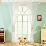 100cm x 200cm Lovely Daisy Flowers Offset Printing Rod Pocket Bedroom Curtain