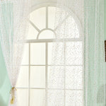 100cm x 200cm Lovely Daisy Flowers Offset Printing Rod Pocket Bedroom Curtain