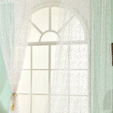 100cm x 200cm Lovely Daisy Flowers Offset Printing Rod Pocket Bedroom Curtain
