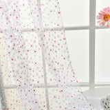 100cm x 200cm Lovely Daisy Flowers Offset Printing Rod Pocket Bedroom Curtain