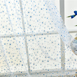 100cm x 200cm Lovely Daisy Flowers Offset Printing Rod Pocket Bedroom Curtain