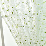 100cm x 200cm Lovely Daisy Flowers Offset Printing Rod Pocket Bedroom Curtain