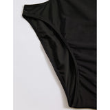 Damen Mit Schleife solide Sport Halter Weiß Schwarz Einteiler Bademode - Solide Kreuz und quer M L XL Weiß / Super Sexy - app80