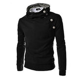 Herrn Übergrössen Sport Aktiv / Grundlegend Langarm Ständer Kapuzenshirt Solide / Frühling / Herbst / Winter - app80