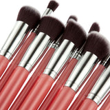 Professional Makeup Brushes Makeup Brush Set 10pcs Portable Travel Eco-friendly Professional Full Coverage Wood Makeup Brushes for Blush Brush Foundation Brush Eyeshadow Brush Concealer Brush Makeup - app80