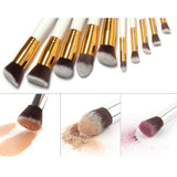 Professional Makeup Brushes Makeup Brush Set 10pcs Portable Travel Eco-friendly Professional Full Coverage Wood Makeup Brushes for Blush Brush Foundation Brush Eyeshadow Brush Concealer Brush Makeup - app80