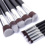 Professional Makeup Brushes Makeup Brush Set 10pcs Portable Travel Eco-friendly Professional Full Coverage Wood Makeup Brushes for Blush Brush Foundation Brush Eyeshadow Brush Concealer Brush Makeup - app80