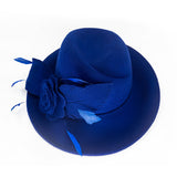 Elizabeth The Marvelous Mrs. Maisel Women's Adults' Ladies Retro Vintage Kentucky Derby Hat Hat Blue Light Camel Flower Headwear Lolita Accessories