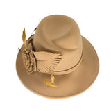 Elizabeth The Marvelous Mrs. Maisel Women's Adults' Ladies Retro Vintage Kentucky Derby Hat Hat Blue Light Camel Flower Headwear Lolita Accessories