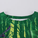 Elf Masquerade Adults' Men's Halloween Carnival St Patricks Day Festival / Holiday Polyster Green Carnival Costumes Shamrock Novelty 3 Leaf