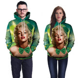 dasda  Elf Masquerade Adults' Men's Halloween Carnival St Patricks Day Festival / Holiday Polyster Green Carnival Costumes Shamrock Novelty 3 Leaf
